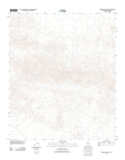 Mammoth Wash, CA (2012, 24000-Scale) Preview 1