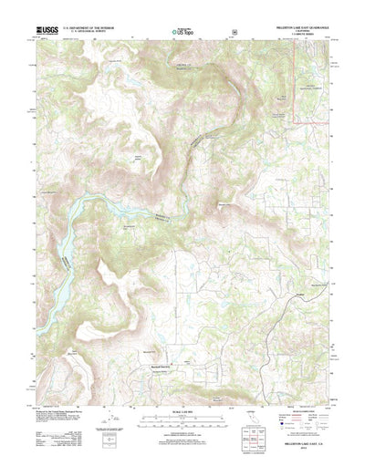 Millerton Lake East, CA (2012, 24000-Scale) Preview 1