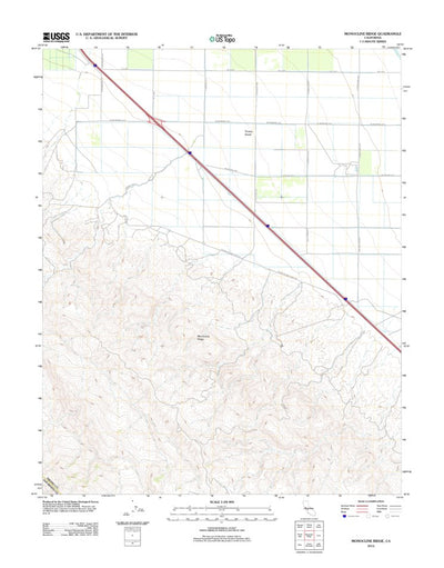 Monocline Ridge, CA (2012, 24000-Scale) Preview 1
