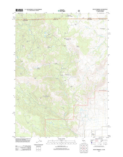 Mount Bidwell, CA-OR (2012, 24000-Scale) Preview 1