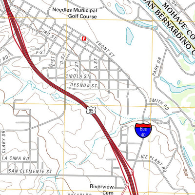 Needles, CA-AZ (2012, 24000-Scale) Preview 3