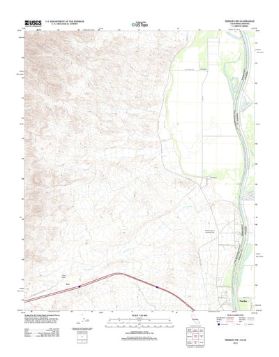Needles NW, CA-AZ (2012, 24000-Scale) Preview 1