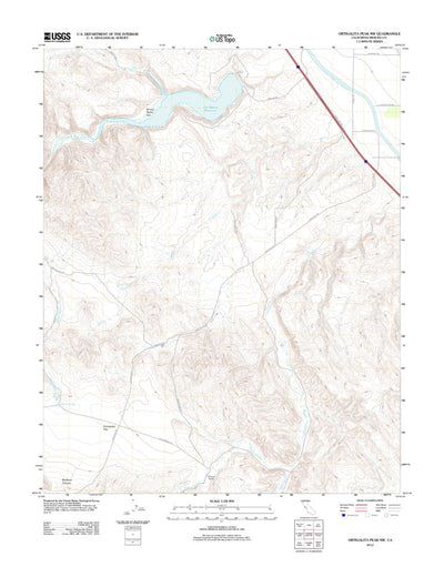Ortigalita Peak NW, CA (2012, 24000-Scale) Preview 1