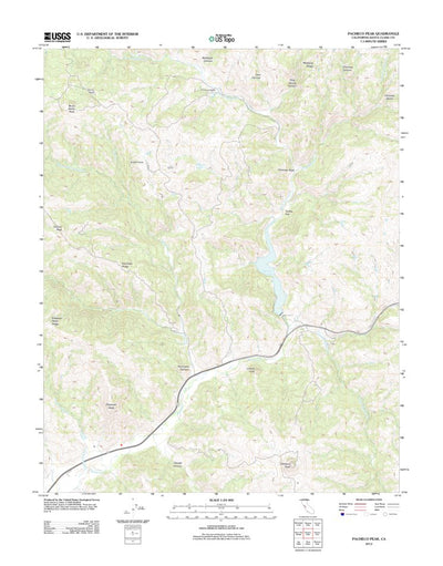 Pacheco Peak, CA (2012, 24000-Scale) Preview 1