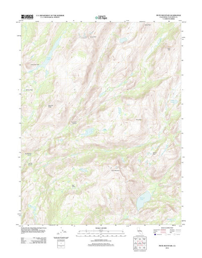 Piute Mountain, CA (2012, 24000-Scale) Preview 1