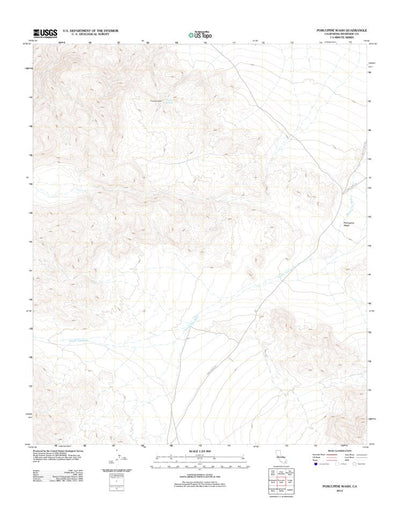 Porcupine Wash, CA (2012, 24000-Scale) Preview 1