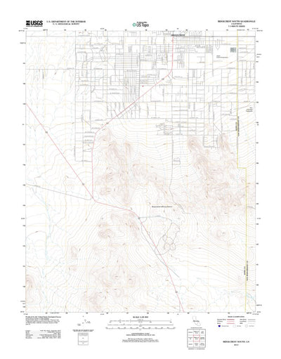 Ridgecrest South, CA (2012, 24000-Scale) Preview 1