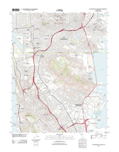San Francisco South, CA (2012, 24000-Scale) Preview 1