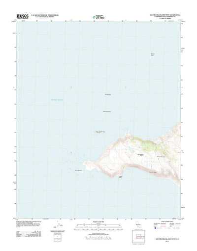 San Miguel Island West, CA (2012, 24000-Scale) Preview 1