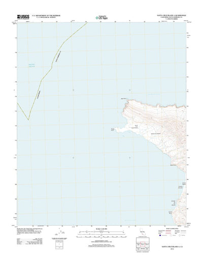 Santa Cruz Island A, CA (2012, 24000-Scale) Preview 1