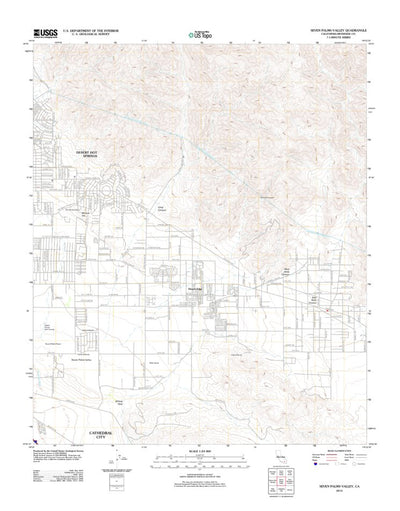 Seven Palms Valley, CA (2012, 24000-Scale) Preview 1