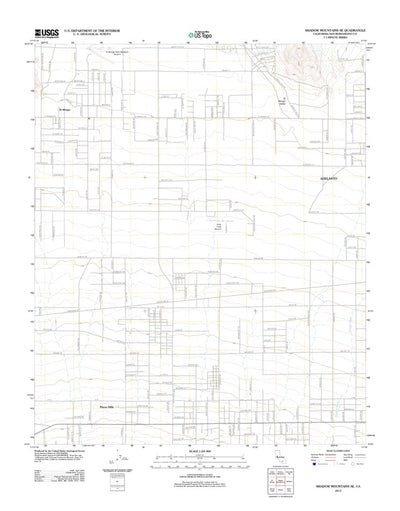 Shadow Mountains SE, CA (2012, 24000-Scale) Preview 1