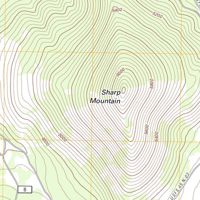 Sharp Mountain, CA (2012, 24000-Scale) Preview 3