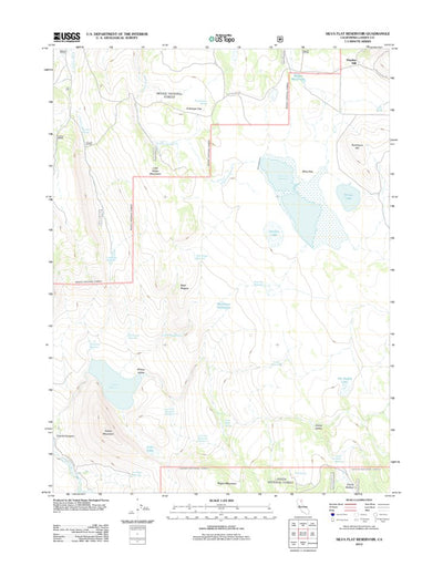 Silva Flat Reservoir, CA (2012, 24000-Scale) Preview 1