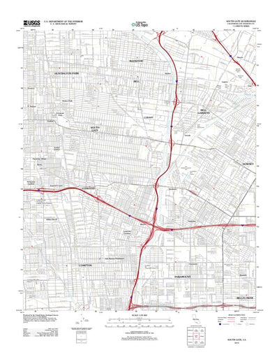 South Gate, CA (2012, 24000-Scale) Preview 1