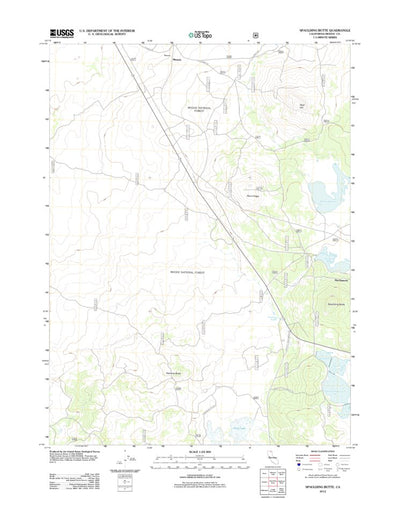 Spaulding Butte, CA (2012, 24000-Scale) Preview 1