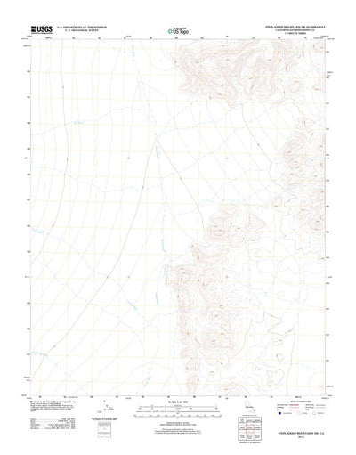 Stepladder Mountains SW, CA (2012, 24000-Scale) Preview 1
