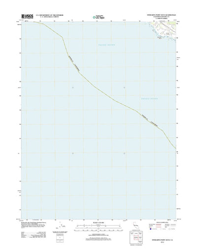 Stewarts Point Oe W, CA (2012, 24000-Scale) Preview 1