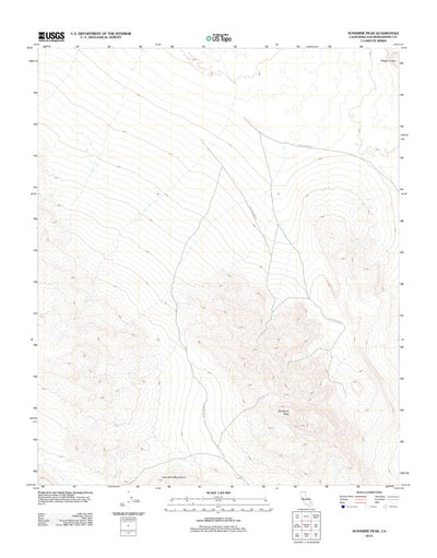 Sunshine Peak, CA (2012, 24000-Scale) Preview 1