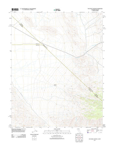 Sylvania Canyon, CA-NV (2012, 24000-Scale) Preview 1