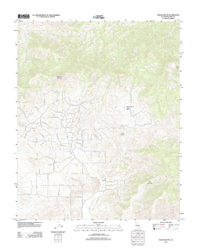 Tehachapi NE, CA (2012, 24000-Scale) Preview 1