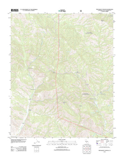 Tepusquet Canyon, CA (2012, 24000-Scale) Preview 1
