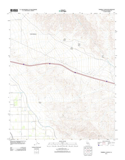 Thermal Canyon, CA (2012, 24000-Scale) Preview 1