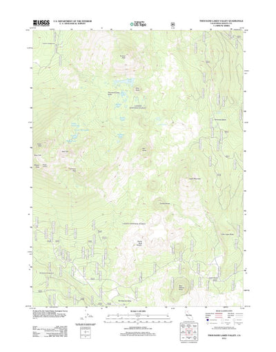 Thousand Lakes Valley, CA (2012, 24000-Scale) Preview 1