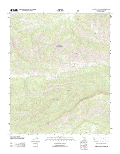 Topatopa Mountains, CA (2012, 24000-Scale) Preview 1