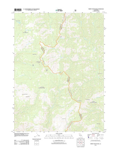 Trinity Mountain, CA (2012, 24000-Scale) Preview 1