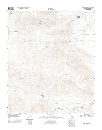 Tubb Canyon, CA (2012, 24000-Scale) Preview 1