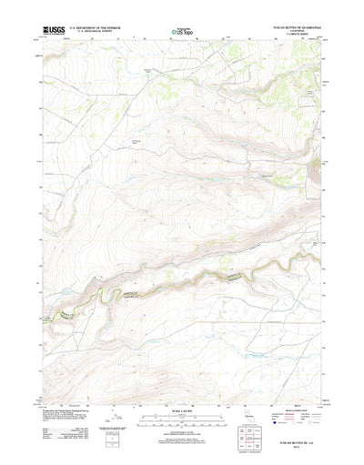 Tuscan Buttes NE, CA (2012, 24000-Scale) Preview 1