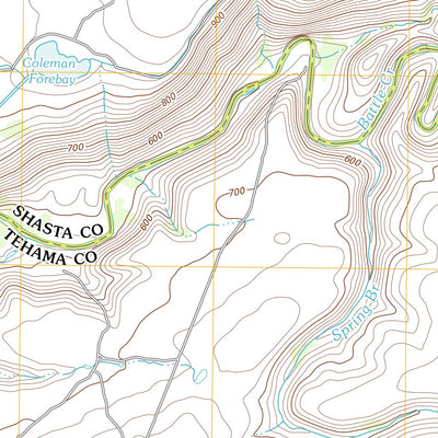 Tuscan Buttes NE, CA (2012, 24000-Scale) Preview 3