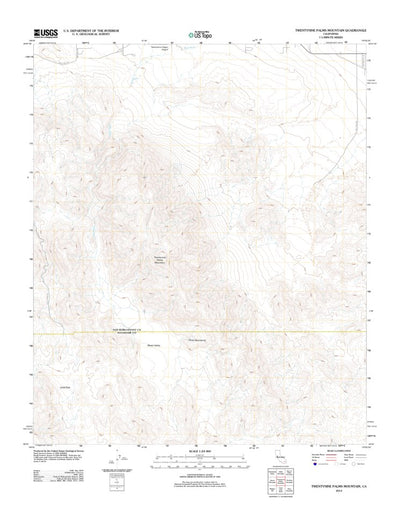 Twentynine Palms Mountain, CA (2012, 24000-Scale) Preview 1