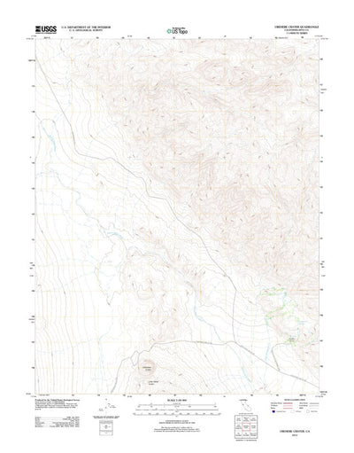Ubehebe Crater, CA (2012, 24000-Scale) Preview 1