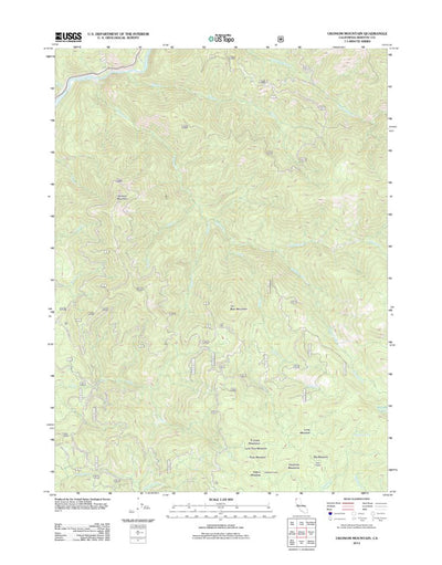 Ukonom Mountain, CA (2012, 24000-Scale) Preview 1