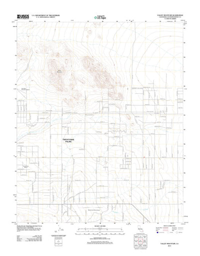 Valley Mountain, CA (2012, 24000-Scale) Preview 1