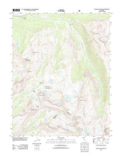 Vogelsang Peak, CA (2012, 24000-Scale) Preview 1