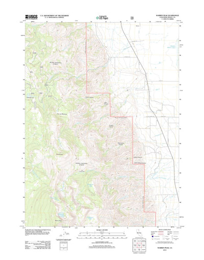 Warren Peak, CA (2012, 24000-Scale) Preview 1