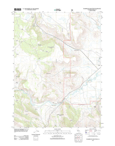 Washington Mountain, CA (2012, 24000-Scale) Preview 1