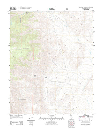 Waucoba Canyon, CA (2012, 24000-Scale) Preview 1
