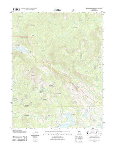 Wentworth Springs, CA (2012, 24000-Scale) Preview 1