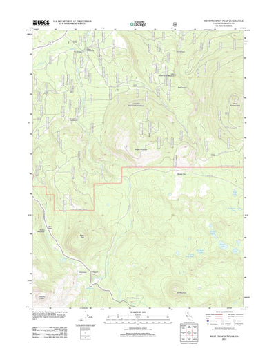 West Prospect Peak, CA (2012, 24000-Scale) Preview 1