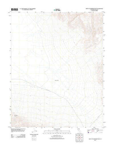 West Of Ubehebe Peak, CA (2012, 24000-Scale) Preview 1