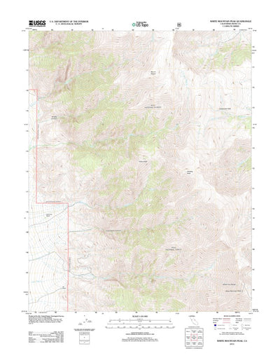 White Mountain Peak, CA (2012, 24000-Scale) Preview 1