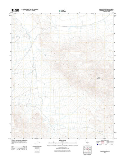 Wingate Pass, CA (2012, 24000-Scale) Preview 1