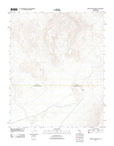 Wingate Wash West, CA (2012, 24000-Scale) Preview 1