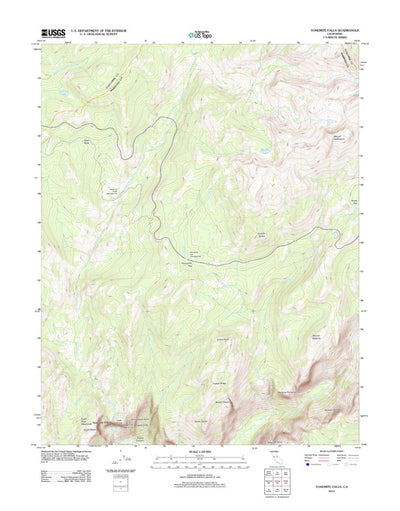 Yosemite Falls, CA (2012, 24000-Scale) Preview 1