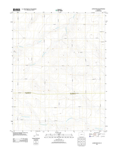 Alpine Ranch SW, CO (2013, 24000-Scale) Preview 1