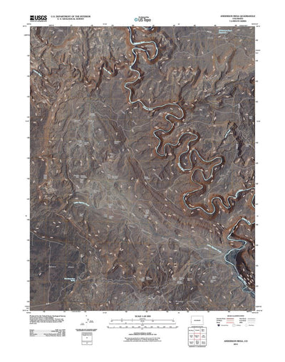 Anderson Mesa, CO (2011, 24000-Scale) Preview 1